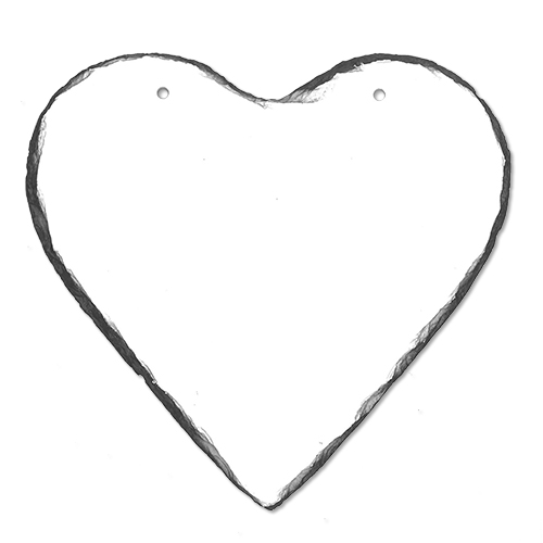 Schiefertafel zum Aufhängen, weiß-matt, div. Formen