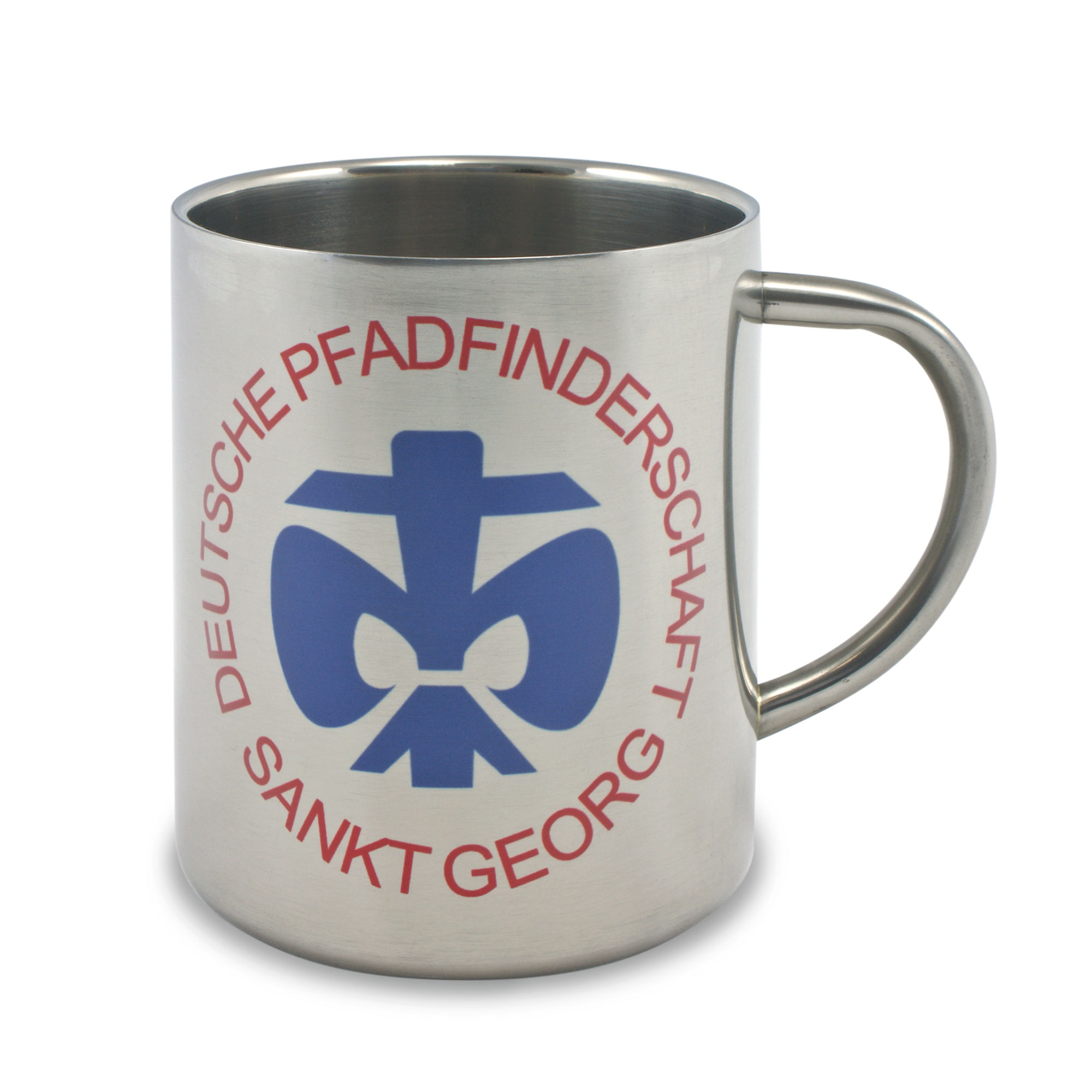 Edelstahltasse MARTIN, 11oz, Größe Ø ca.82 mm, Handspülung empfohlen, 36 St./Karton