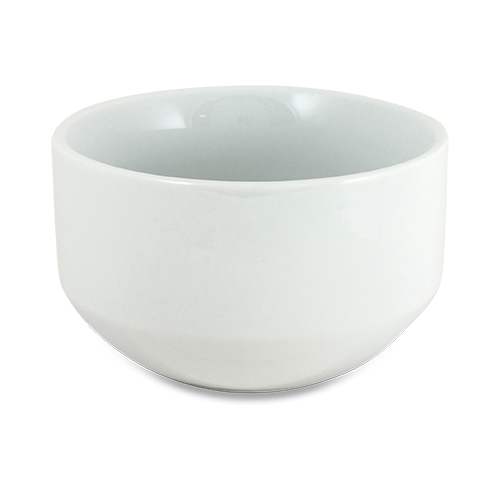Müslischüssel Keramik, Größe Ø 132 mm,  Farbe Weiß, Höhe 80 mm, 4 St./lage, 24 St./Karton