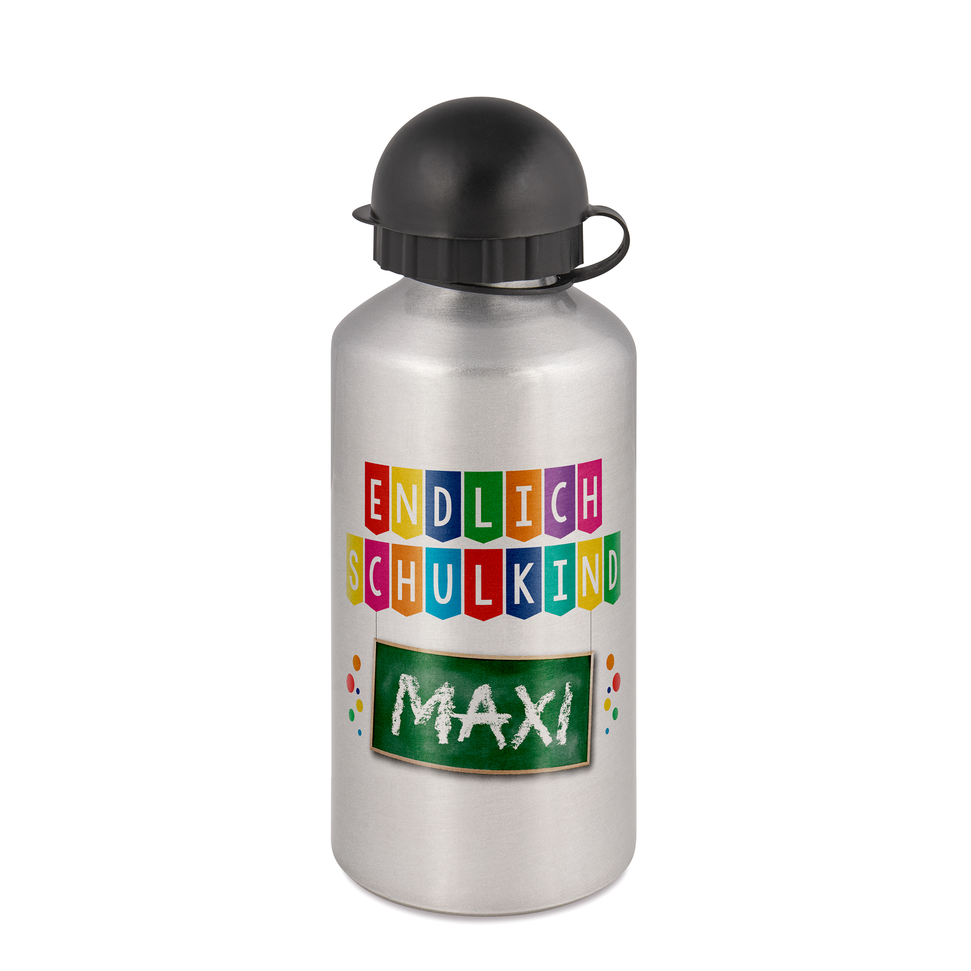 Aluminium-Trinkflasche 500 ml, div. Farben, 48 St./Karton