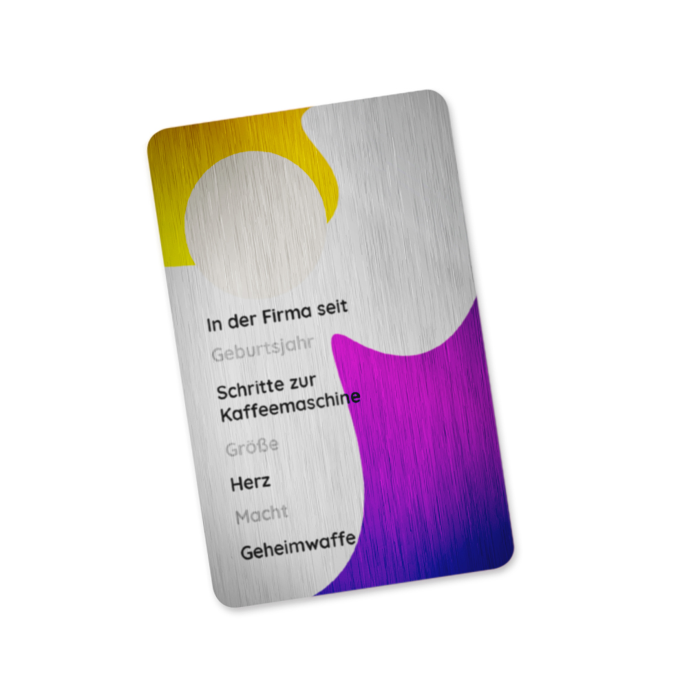 Sublistar® Folien-Visitenkarten, Größe 86 x 55 x 0,2 mm