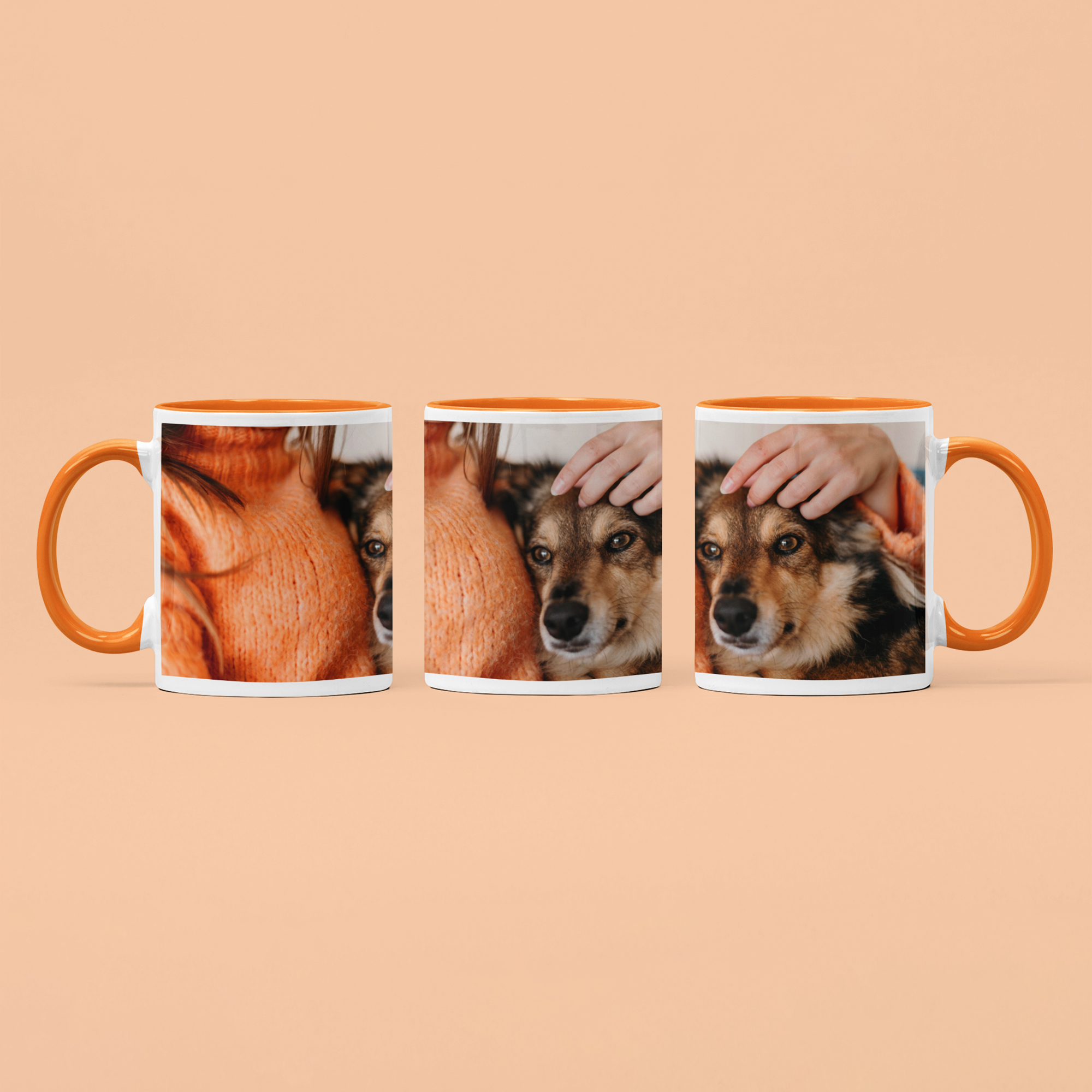Keramiktasse TWO TONES & HANDLE 11oz, Orca™ Coating, div. Farben