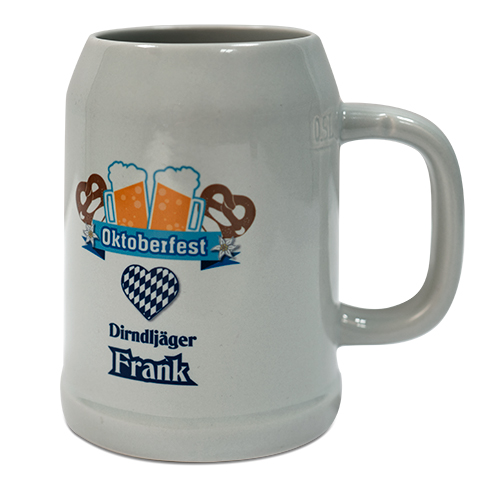 Bierkrug ohne Zinndeckel RADLER 500 ml